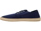 Pantof espadrilă bleumarin ESMARA MEN cu talpă împletită bej.
