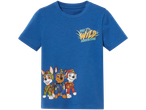 Dječja majica plave boje s printom Paw Patroly i natpisom 'One Wild Adventure'.