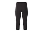 Black capri leggings for women