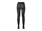 Black sheer tights on a white background