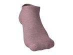 Single pink ankle sock, side view