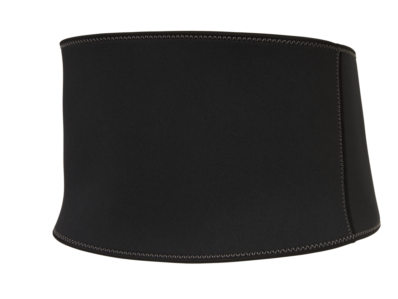 CRIVIT Sports Back Brace, black, with visible stitching on edges and side