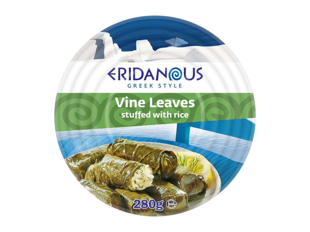 ERIDANOUS Vine Leaves stuffed with rice, 280g