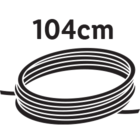 104 cm cable