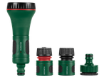 Conjunto de ligação de rega PARKSIDE com bico e conectores de mangueira.