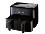 SILVERCREST® Dual Basket Air Fryer with digital display showing 180°C