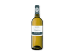 Hvidvin med etikette, der viser en sol og teksten 'Chardonnay fermentado en barrica'.