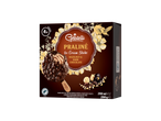 Gelados de pauzinho Gelatelli Praliné com avelã e chocolate preto, embalagem de 4