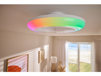 Plafonieră LED, cu ventilator