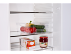 Organizador de frigorífico LIVARNO home com vegetais, sumo e compota.