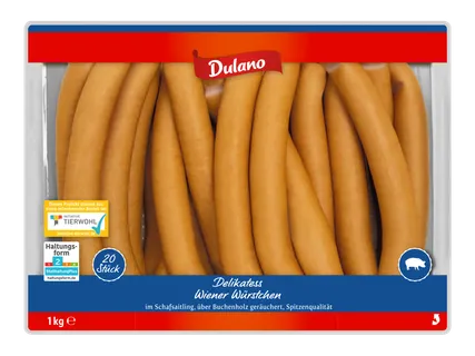 Dulano Delikatess Wiener Würstchen