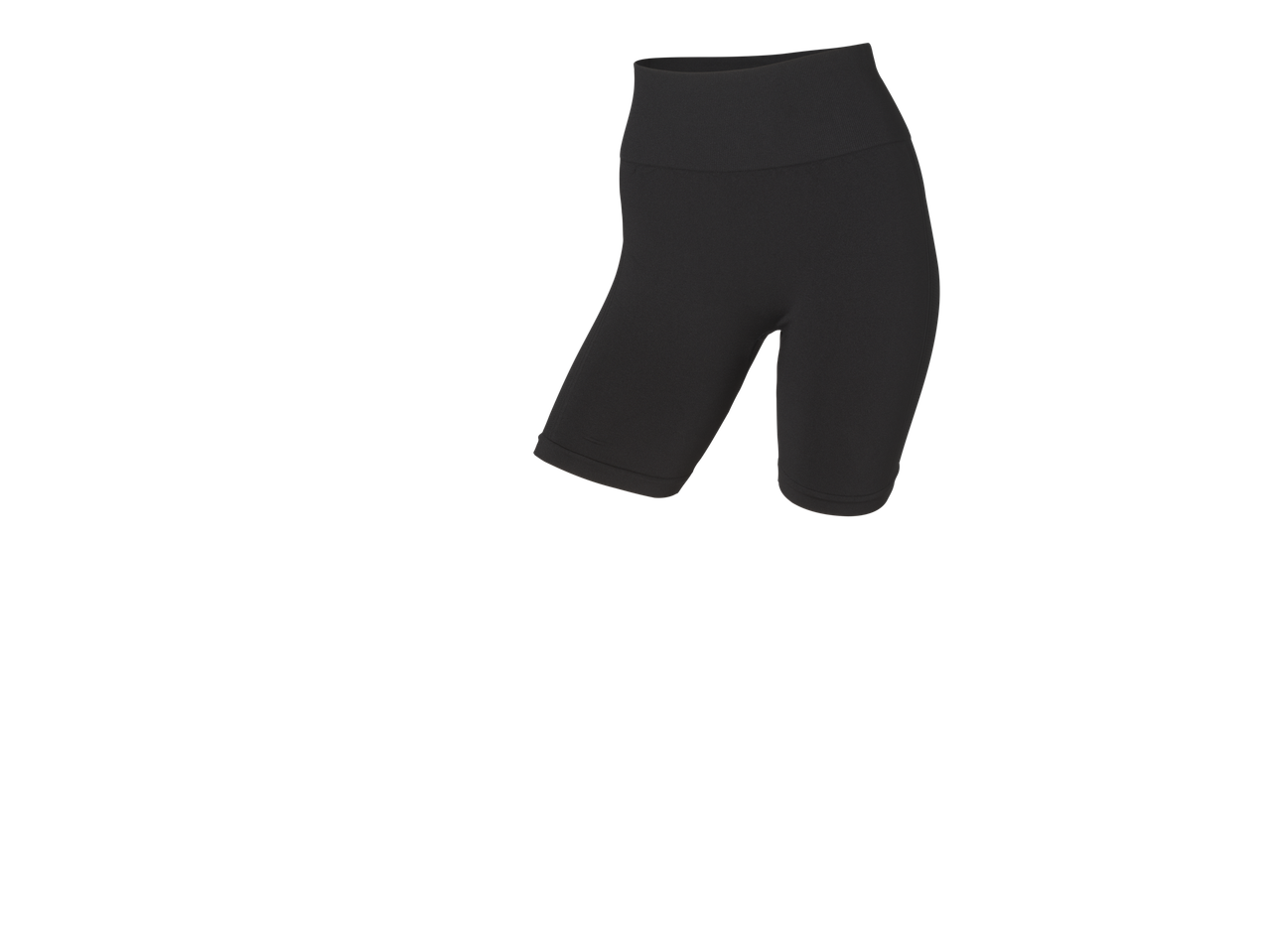 Crivit sieviešu bezšuvju riteņbraukšanas šorti, tumši pelēki