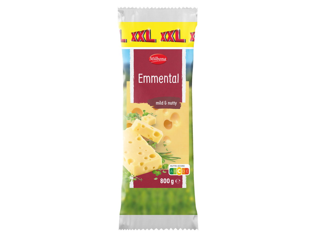 Queijo Milbona Emmental (800g).