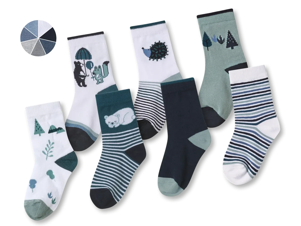 Calze da bambino, 7 paia