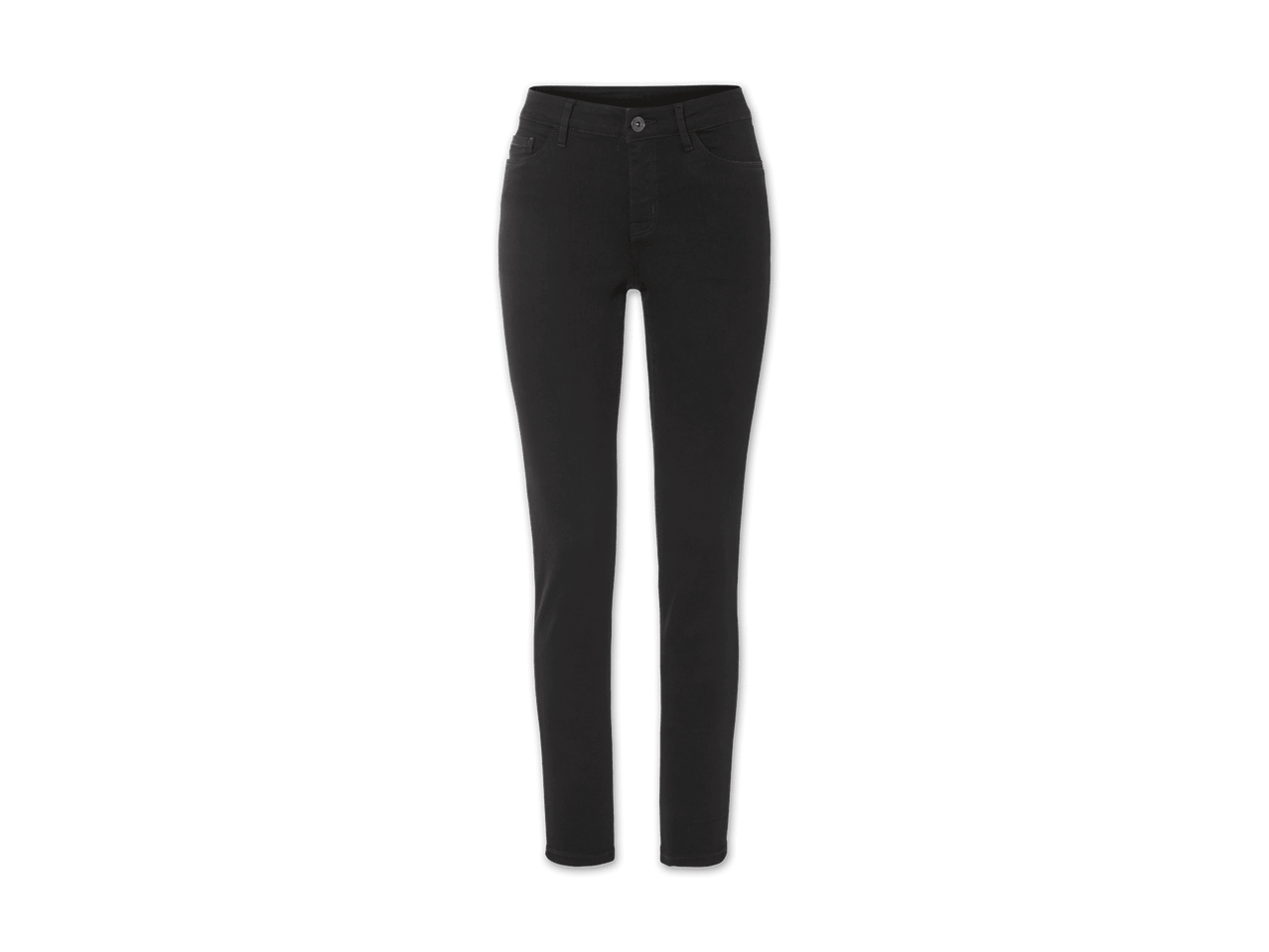 Schwarze Damenhose.
