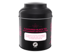 Chá preto aromatizado com lichia, framboesa e rosa em lata.