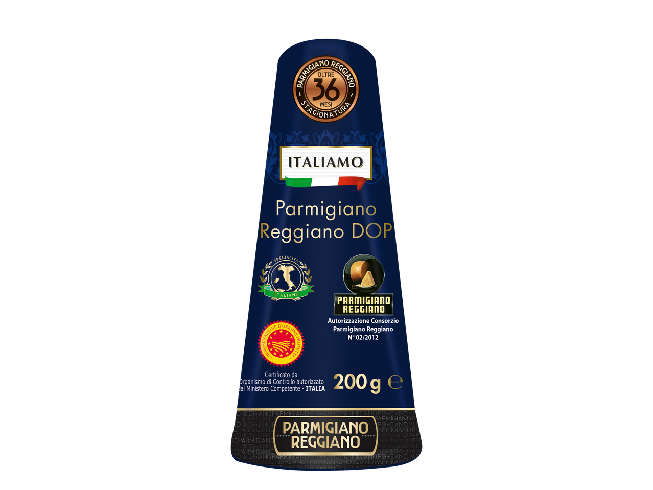 Brânză ITALIAMO Parmigiano Reggiano DOP, 200g.