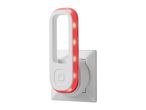 Plug-in LED night light with red illumination