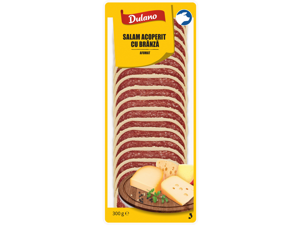 Salam Dulano cu brânză.