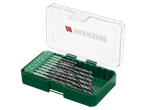 PARKSIDE® drill bit set assortment in a green and clear case