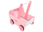 Carrinho de bonecas Playtive rosa e branco