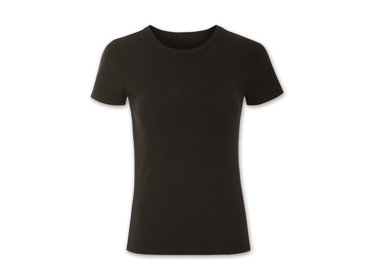 Dunkelgraues T-Shirt.