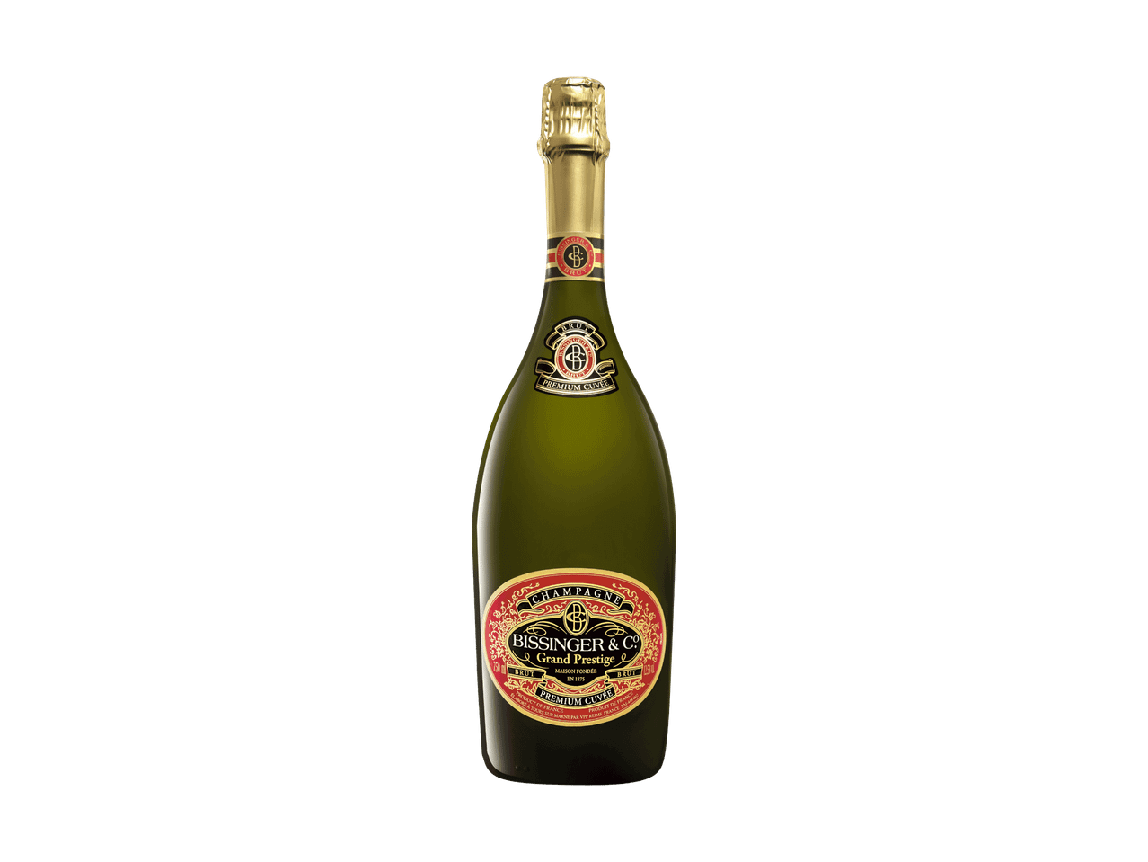 Bissinger & Co. Grand Prestige Premium Cuvée Champagnerflasche