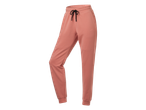 CRIVIT Ladies' Joggers in a peach color with black drawstring.