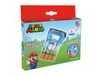 Super Mario inflatable pool float in packaging, with dimensions 67 x 43 cm.
