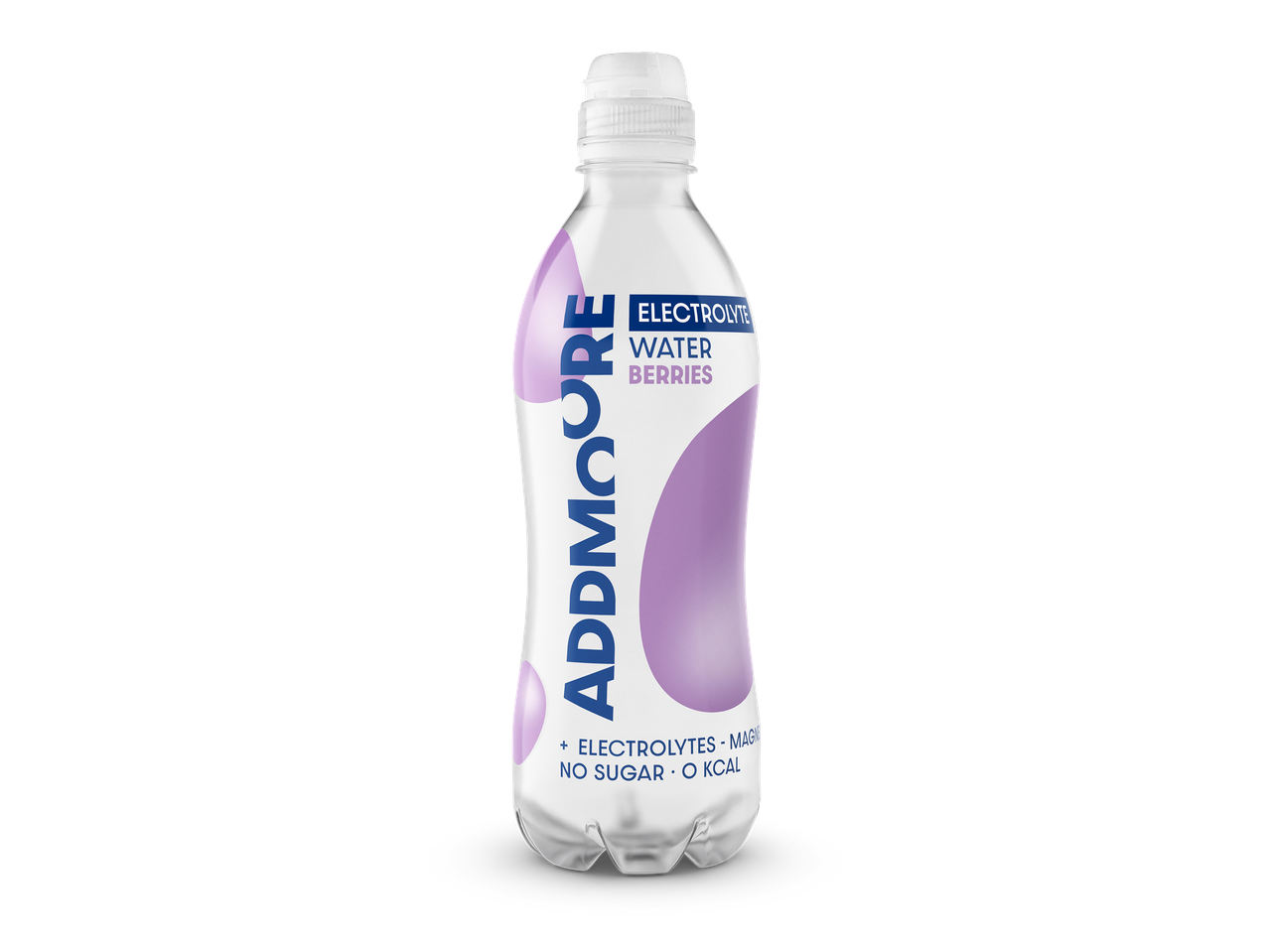 Fles electrolyte water met bessensmaak, zonder suiker en 0 kcal.