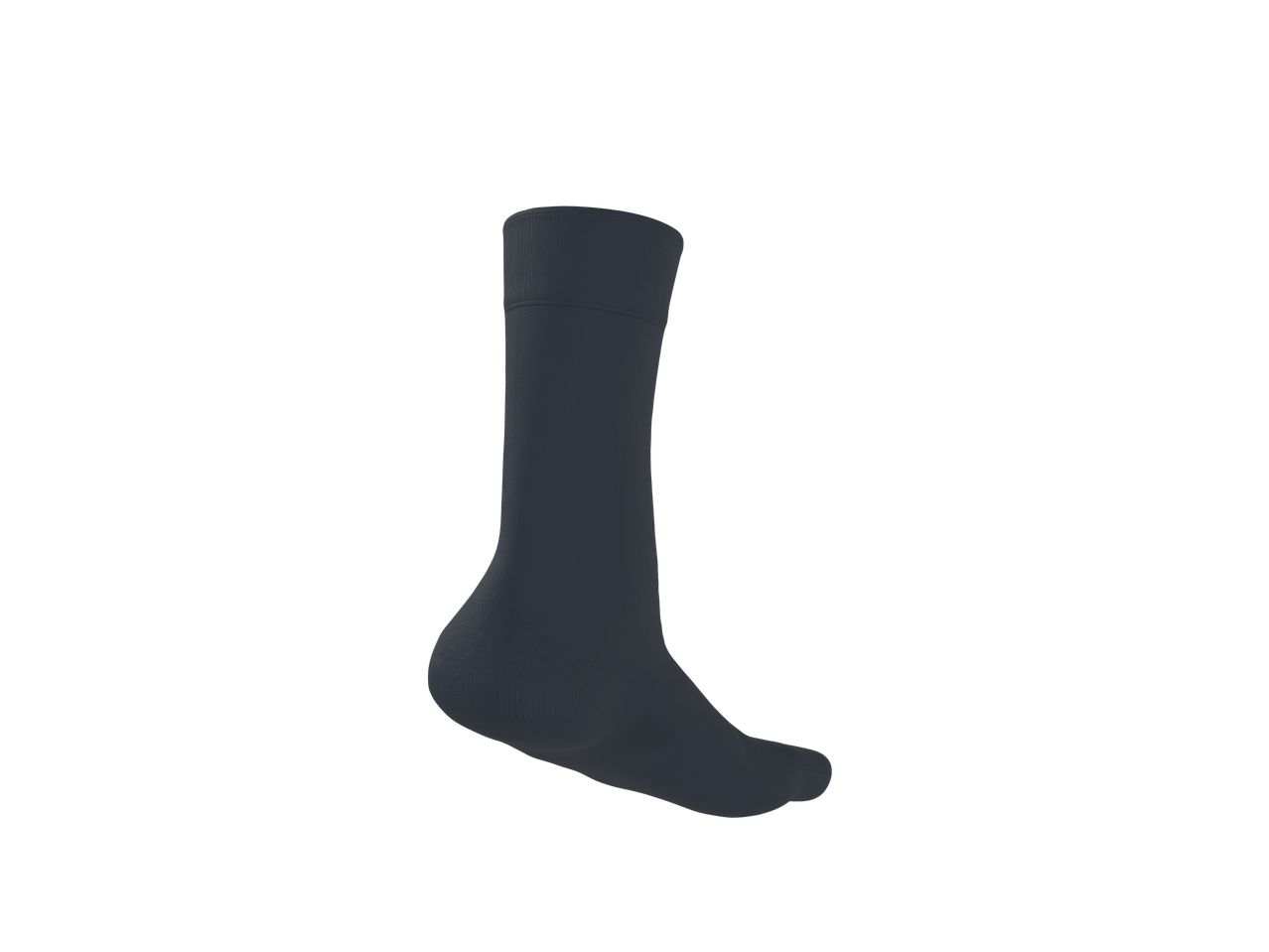 Meias ESMARA MEN em cinzento escuro, de lado sobre fundo preto
