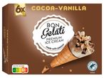 Bon Gelati prémium fagylaltcsomagolás, kakaó-vanília ízben, 6 db-os kiszerelésben.