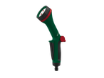 Parkside multi-function spray gun in green, red, and black.
