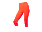 Orange cropped sport leggings.