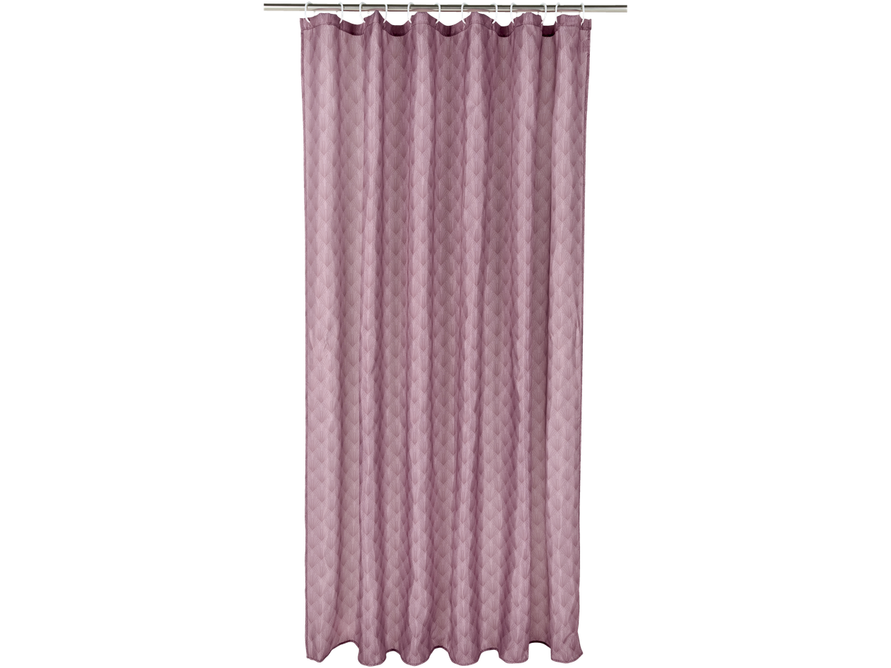 Ljubičasta zavesa za tuš sa art deko šarom