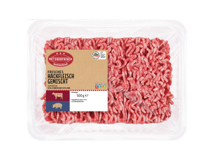 Metzgerfrisch Frisches Hackfleisch, gemischt