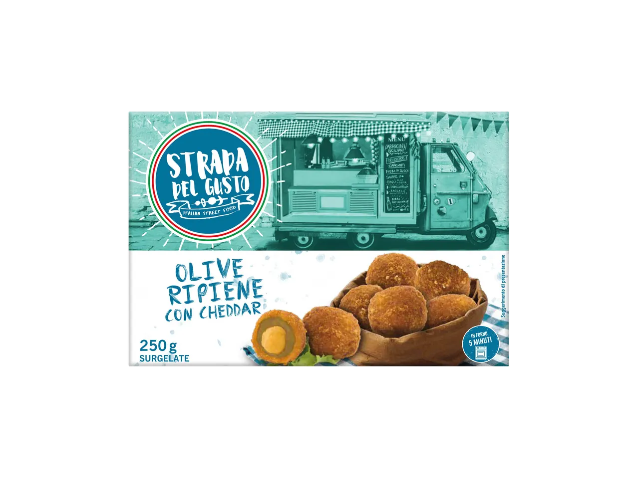 Olive ripiene al Cheddar