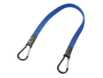 ULTIMATE SPEED® blue bungee cord with two black carabiners