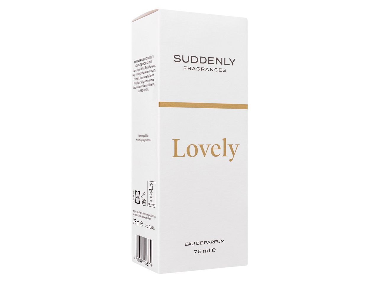 Suddenly Fragrances Lovely Eau de Parfum parfümös üveg (75 ml).