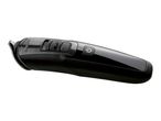 A black cordless hair clipper.