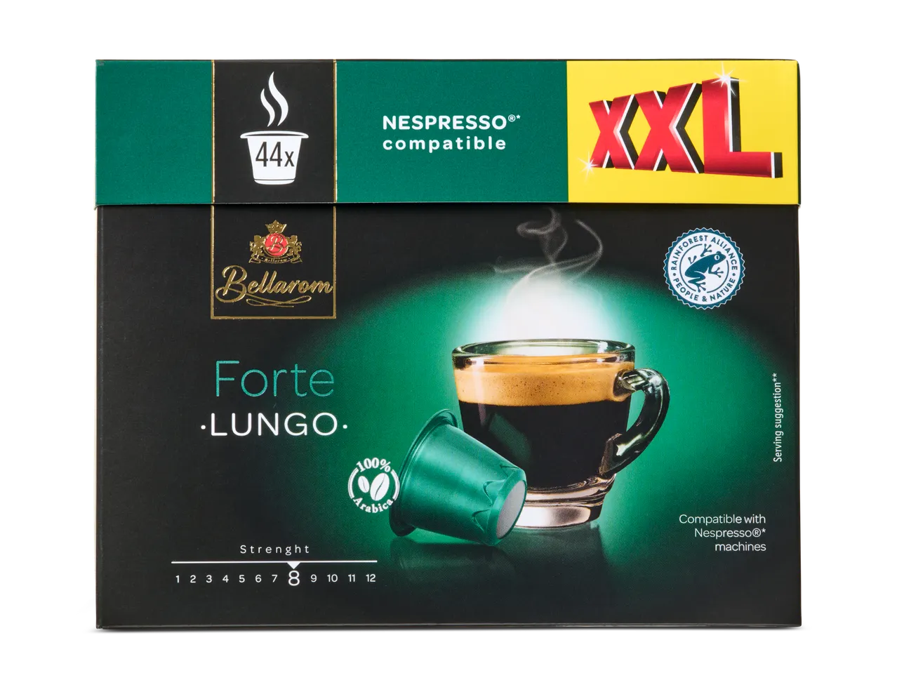 Ga naar volledige schermweergave: Koffiecups forte lungo XXL - afbeelding 1