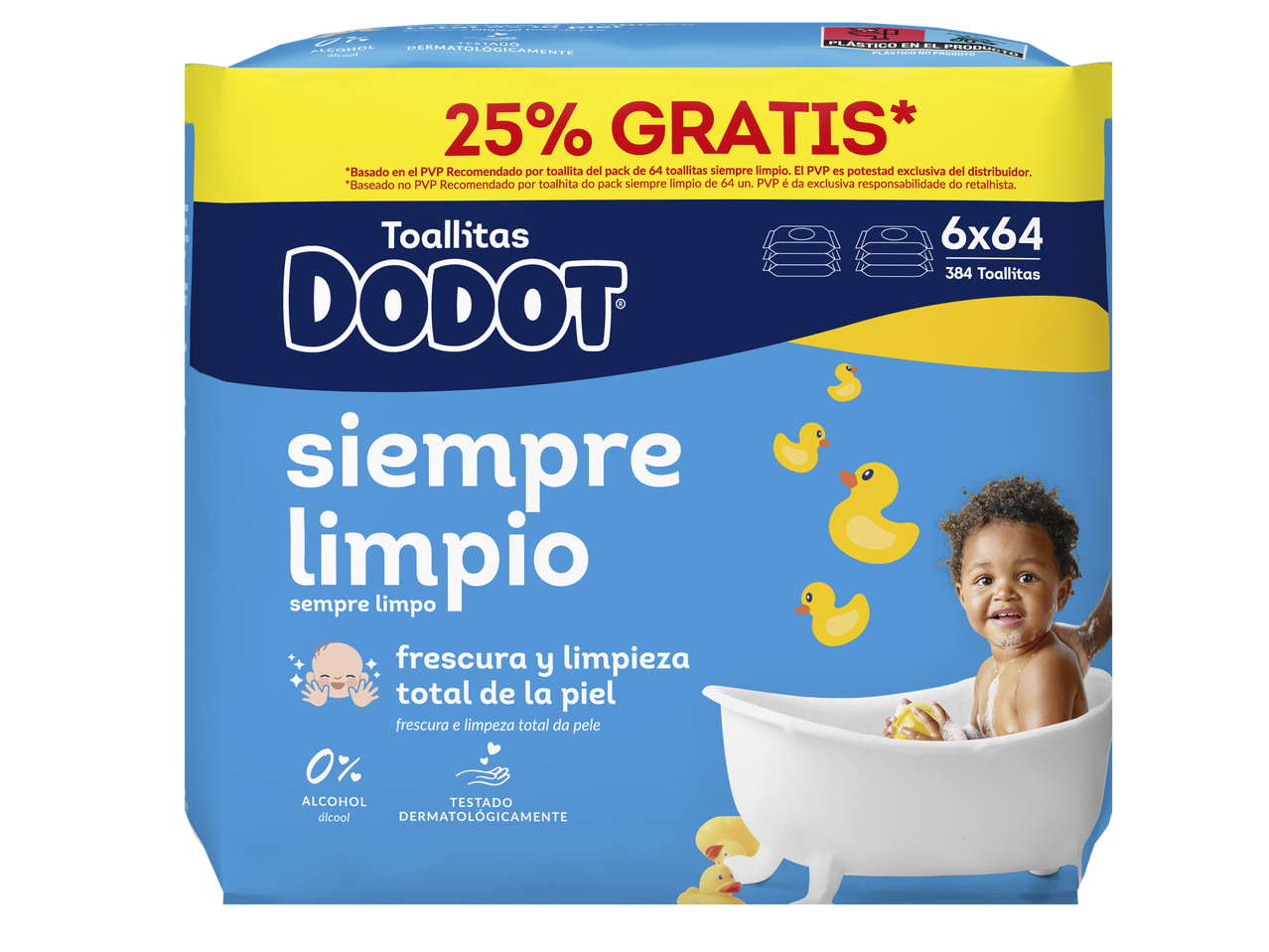 Toalhitas para Bebé com Tampa