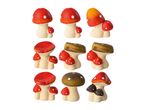 Livarno Home Toadstools Autumnal Decorations - 9 Pack