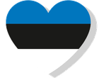 Eesti lipuvärvides süda.