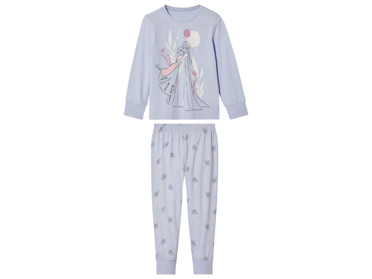Frozen Elsa and Anna long-sleeved pajamas for children