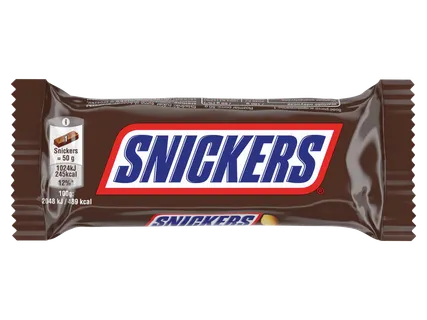 Mars* / Twix White* / Twix* / Twix Hazelnut* / Snickers* / Snickers Creamy*