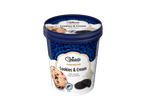 Gelatelli Premium Cookies & Cream fagylalt kakaós kekszdarabokkal.