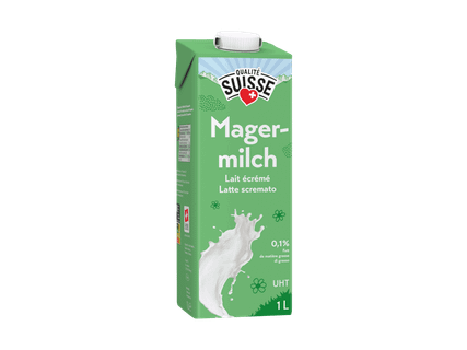 QUALITÉ SUISSE Skimmed milk 0.1%