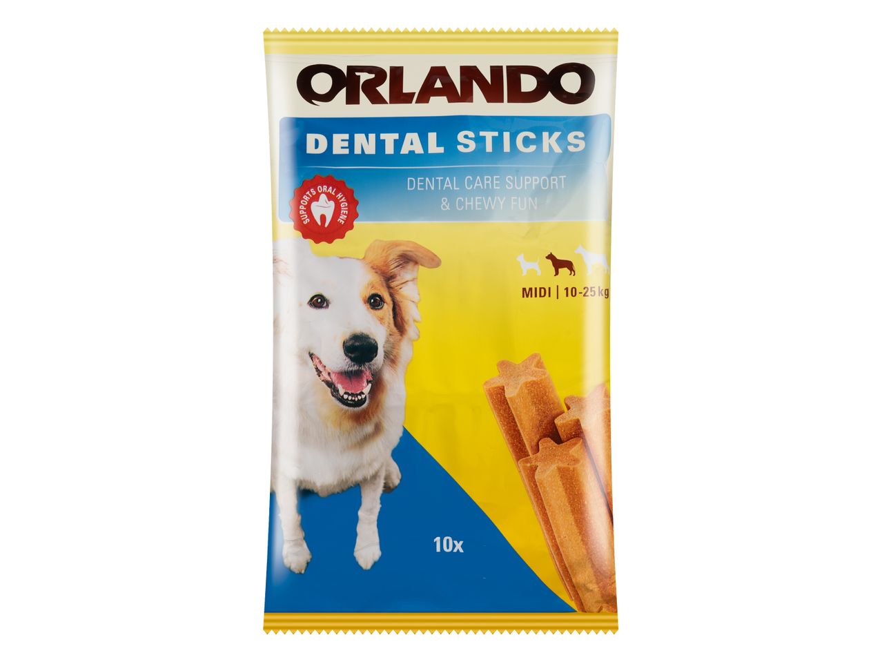 Orlando Dental Sticks: kutya rágcsálnivaló fogápoláshoz.