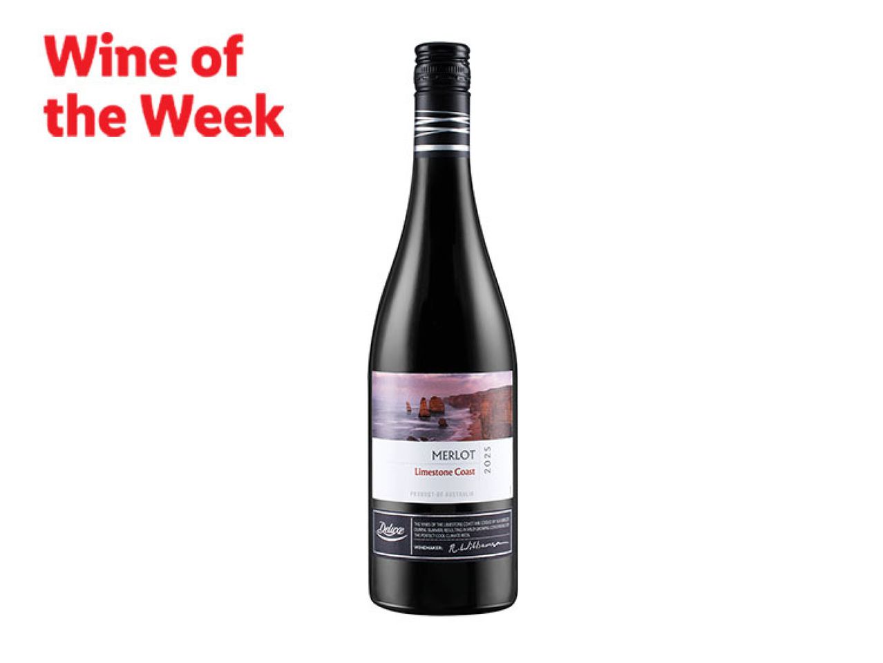 Australia Merlot Limestone Coast 75cl LidlPlus price